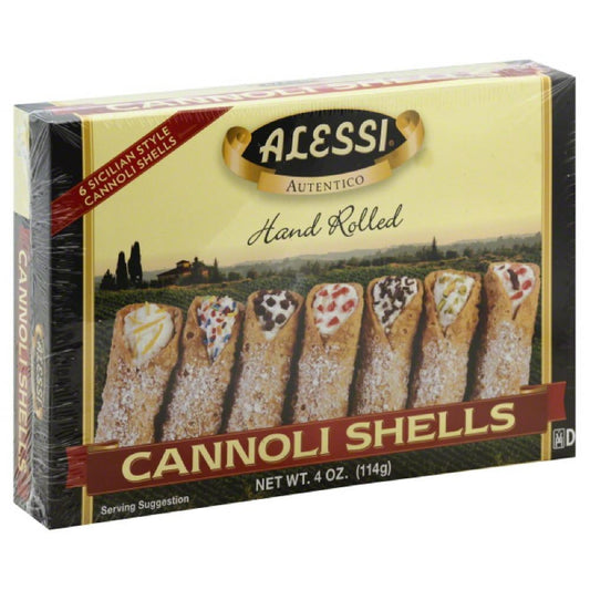 Alessi Sicilian Style Cannoli Shells, 4 Oz (Pack of 12)