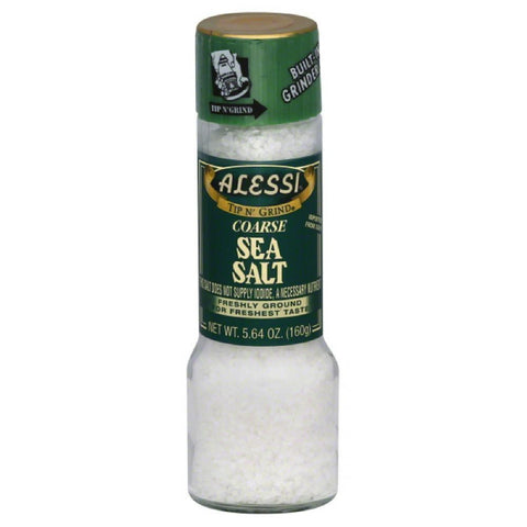 Alessi Coarse Sea Salt, 5.64 Oz (Pack of 6)