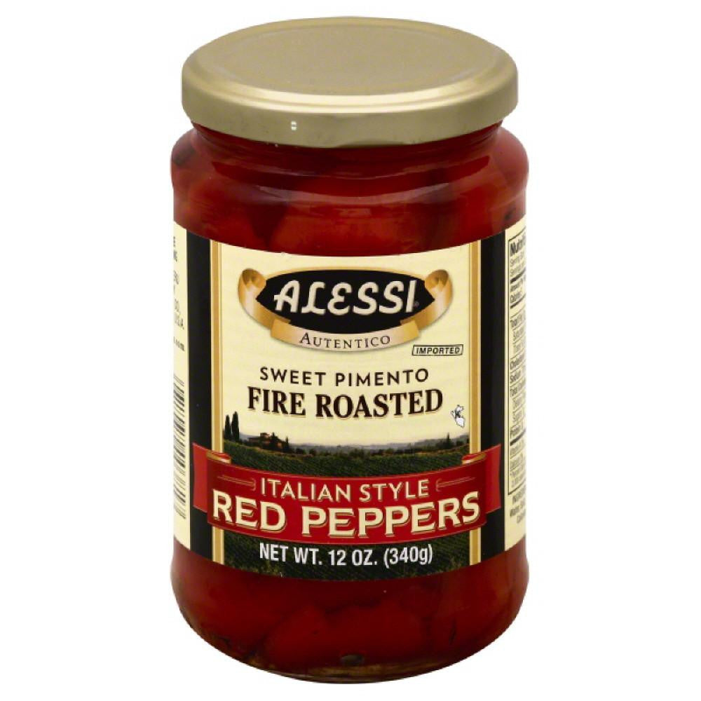 Alessi Italian Style Red Peppers, 12 Oz (Pack of 12)