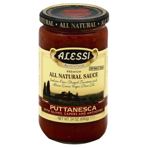 Alessi Puttanesca Pasta Sauce, 24 Oz (Pack of 6)