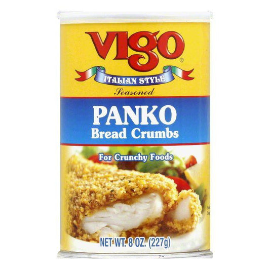 Vigo Seasoned Panko Breadcrumbs, 8 OZ (Pack of 6)