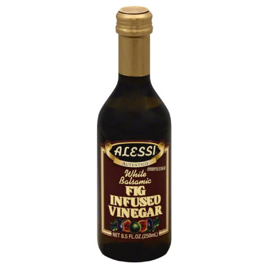 Alessi White Balsamic Fig Infused Vinegar, 8.5 Oz (Pack of 6)