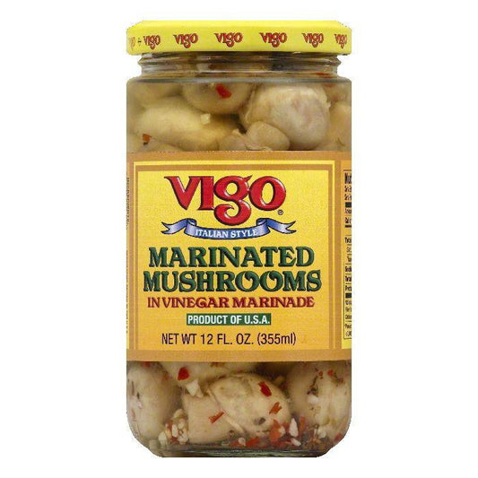 Vigo Marinated Mushrooms, 12 OZ (Pack of 12)