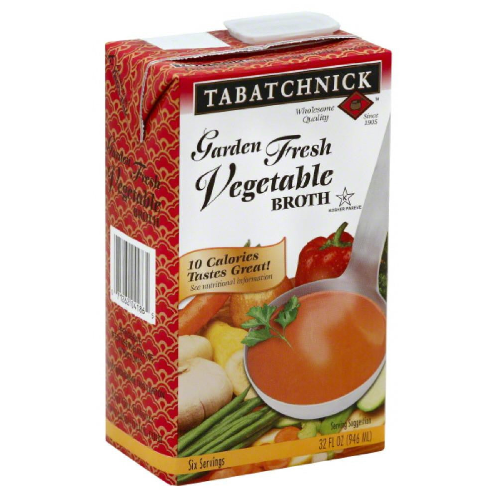 Tabatchnick Garden Fresh Vegetable Broth, 32 Oz (Pack of 12)