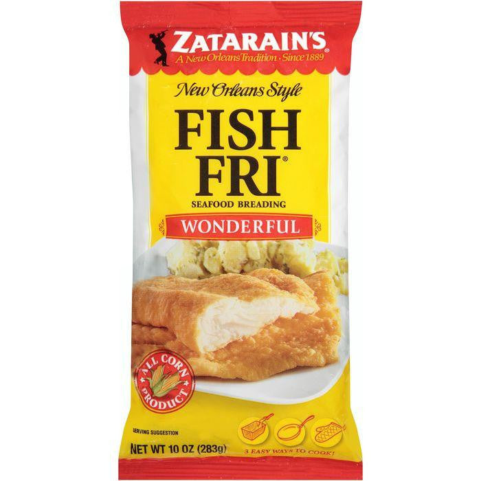 Zatarain's Fish-Fri Wonderful Seafood Breading 10 Oz Bag (Pack of 12)