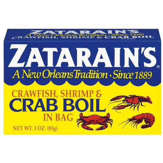 Zatarain's Crawfish, Shrimp & Crab Boil in Bag 3 Oz (Pack of 6)