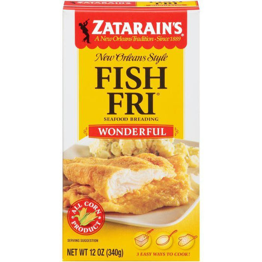 Zatarain's Fish-Fri Wonderful Seafood Breading 12 Oz (Pack of 8)