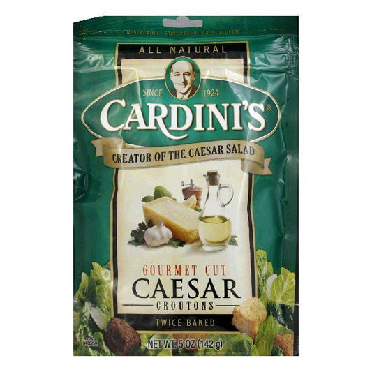 Cardini Croutons Caesar Gourmet Cut, 5 OZ (Pack of 12)