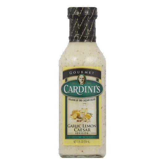 Cardini Garlic Lemon Caesar Dressing, 12 OZ (Pack of 6)