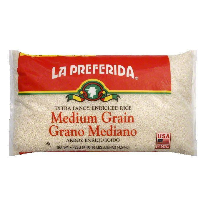 La Preferida Rice Medium Grain, 10 LB (Pack of 4)