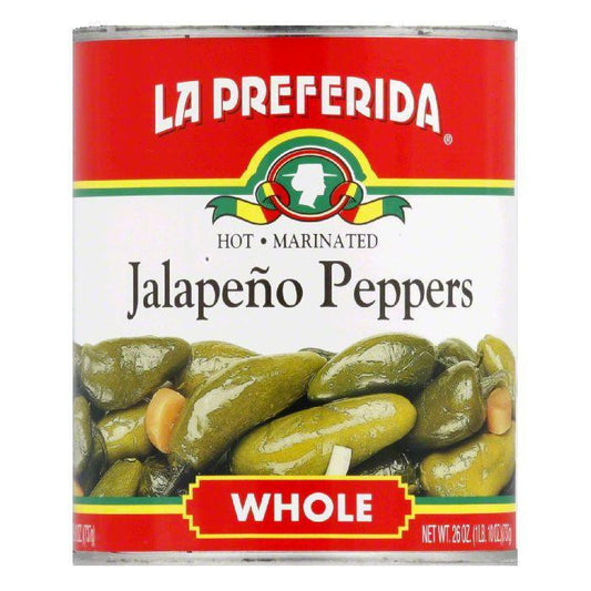 La Preferida Peppers Jalapeno, 26 OZ (Pack of 12)