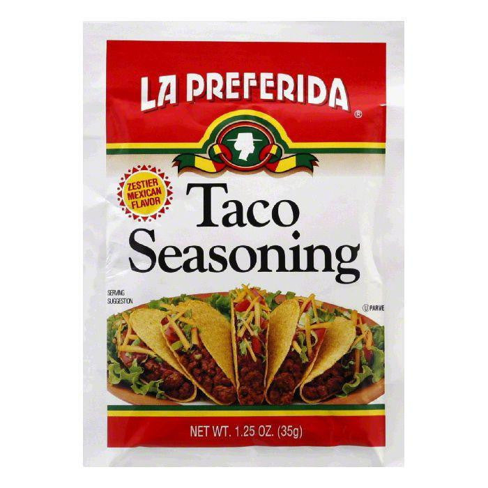 La Preferida Seasoning Taco, 1.25 OZ (Pack of 12)
