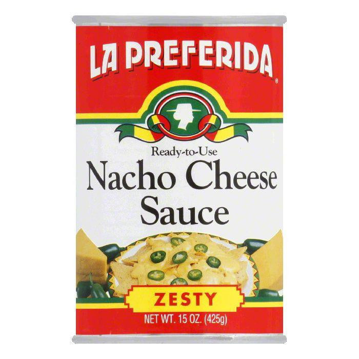 La Preferida Sauce Nacho Cheese Zesty, 15 OZ (Pack of 12)