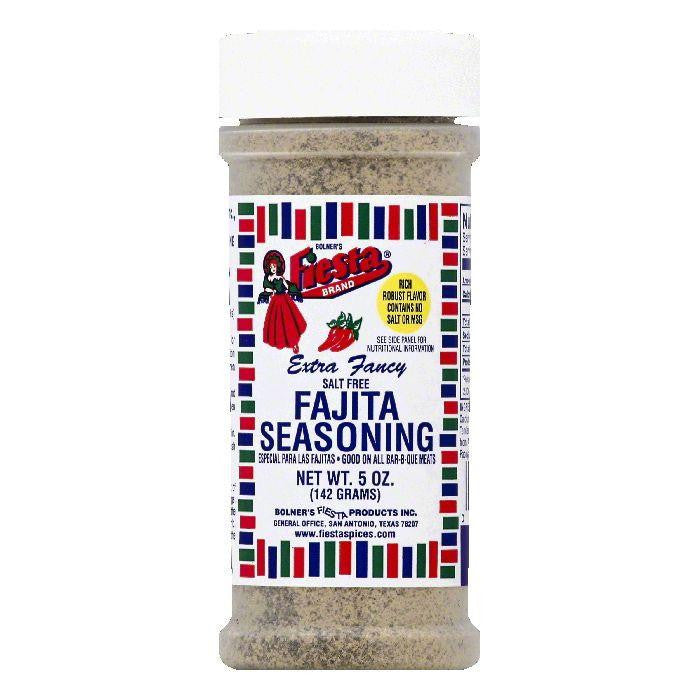 Fiesta Extra Fancy Salt Free Fajita Seasoning, 5 OZ (Pack of 6)
