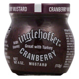 Inglehoffer Cranberry Mustard with Honey, 4 OZ (Pack of 12)