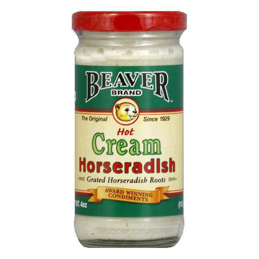 Beaver Cream Style Horseradish, 4 OZ (Pack of 12)