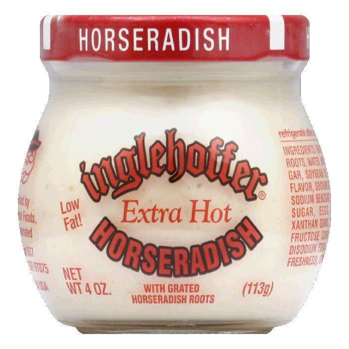 Inglehoffer Extra Hot Horseradish, 4 OZ (Pack of 12)