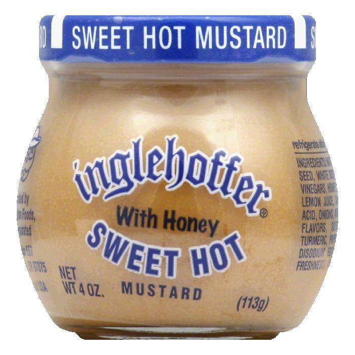 Inglehoffer Sweet Hot Mustard, 4 OZ (Pack of 12)