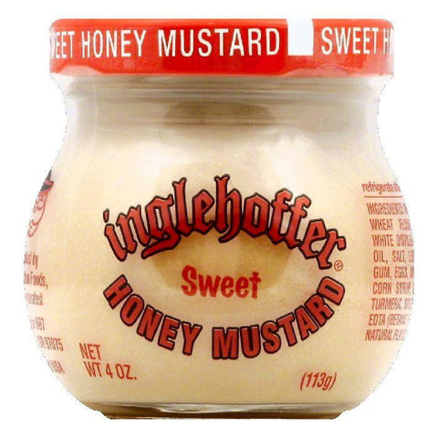 Inglehoffer Sweet Honey Mustard, 4 OZ (Pack of 12)