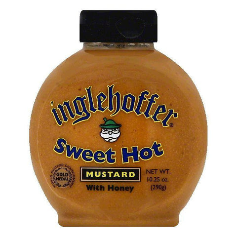 Inglehoffer Sweet Hot Mustard with Honey, 10.25 OZ (Pack of 6)
