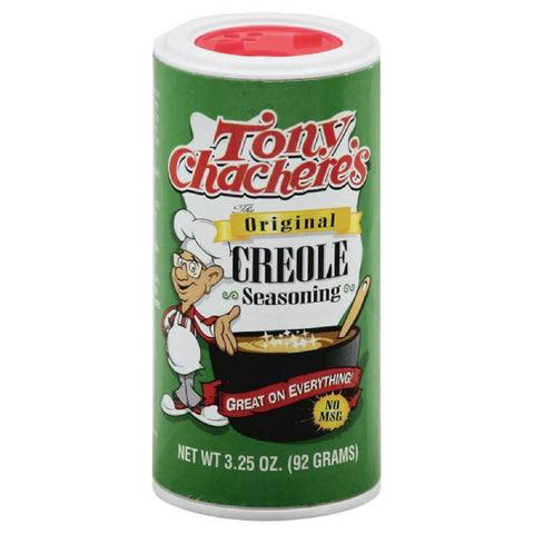 Tony Chacheres The Original Creole Seasoning, 3.25 Oz (Pack of 12)