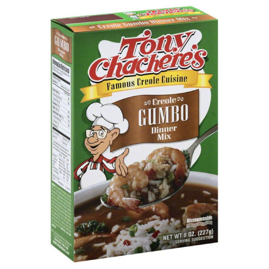 Tony Chacheres Creole Gumbo Dinner Mix, 8 Oz (Pack of 12)
