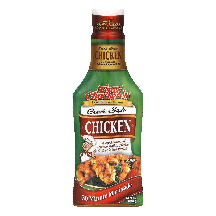 Tony Chacheres Creole Style Chicken 30 Minute Marinade, 12 OZ (Pack of 6)