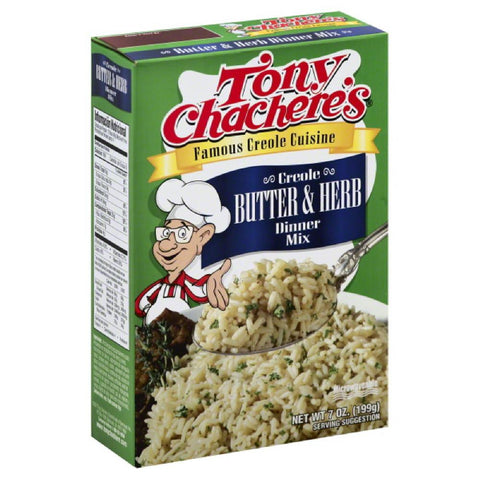 Tony Chacheres Creole Butter & Herb Dinner Mix, 7 Oz (Pack of 12)