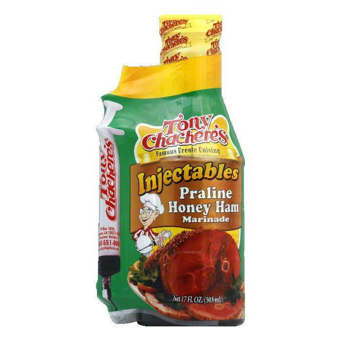 Tony Chachere's Marinade Praline Honey Ham w/ Injector, 17 OZ (Pack of 6)