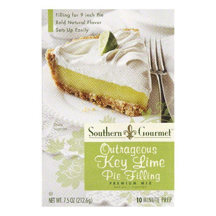 Southern Gourmet Key Lim Pie Filling Mix, 7.5 OZ (Pack of 6)