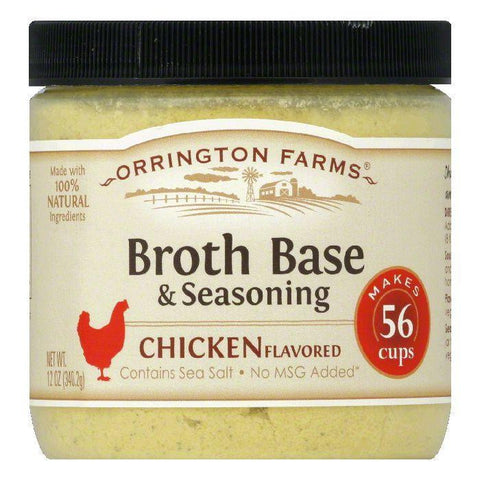 Orrington Farms Chicken Flavor Granular Base, 12 OZ (Pack of 6)