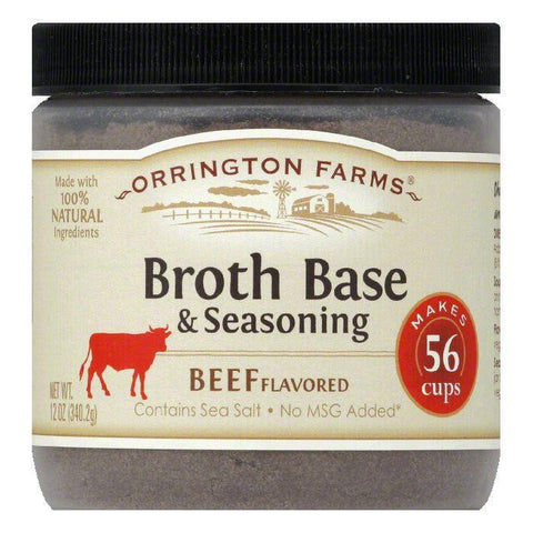 Orrington Farms Beef Flavor Granular Base, 12 OZ (Pack of 6)