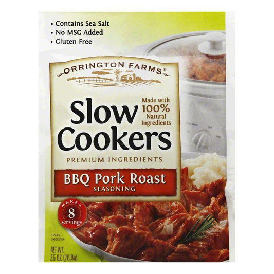 Orrington Farms BBQ Pork Roast Slow Cookers Seasoning, 2.5 Oz (Pack of 12)