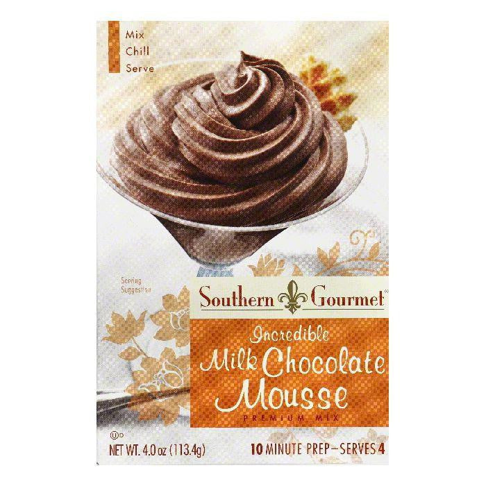 Southern Gourmet Incredible Milk Chocolate Premium Mousse Mix, 4 Oz (Pack of 6)