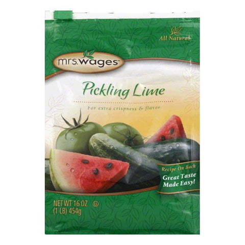 Mrs. Wages Pickling Lime, 16 OZ (Pack of 6)