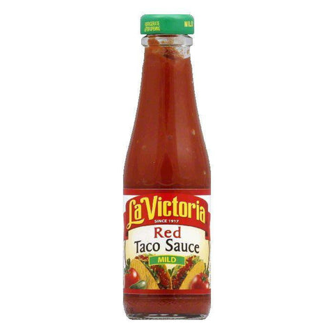 La Victoria Red Taco Sauce - Mild, 8 OZ (Pack of 12)
