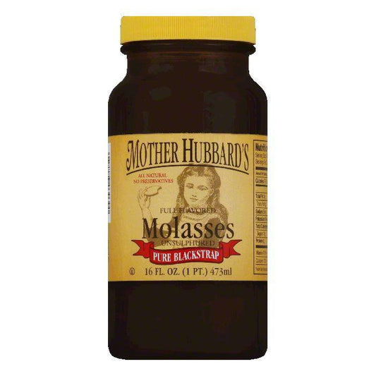 Mother Hubbard Black Molasses, 16 OZ (Pack of 6)