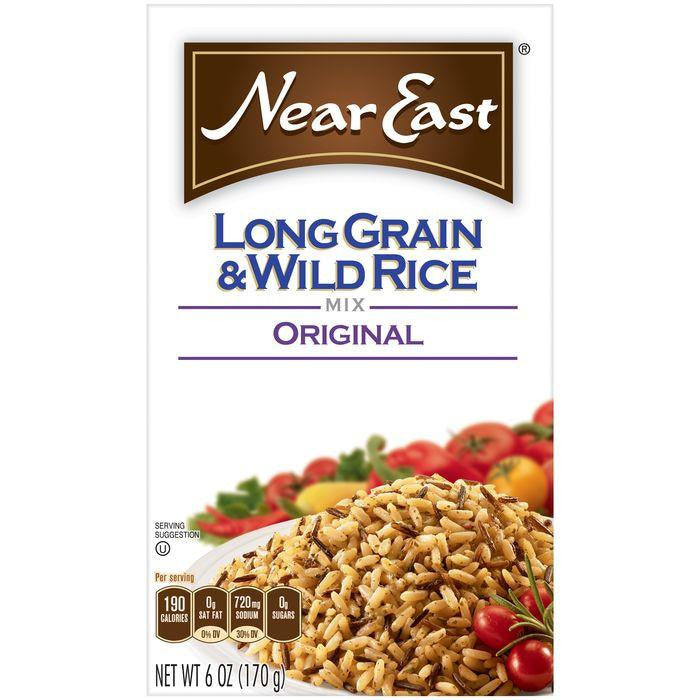 Near East Original Long Grain & Wild Rice Mix 6 Oz (Pack of 12)
