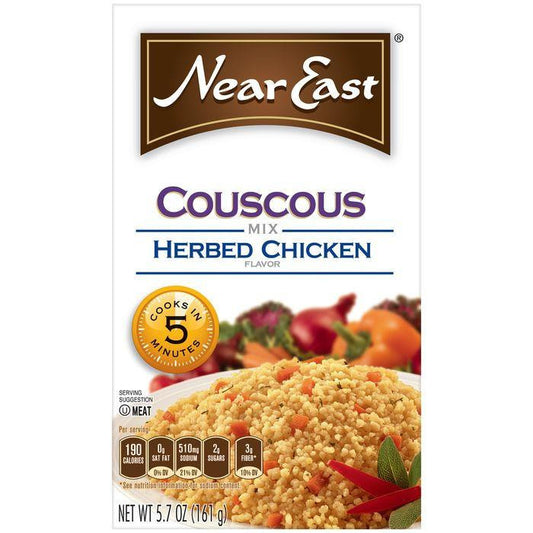 Near East Herbed Chicken Couscous Mix 5.7 Oz (Pack of 12)
