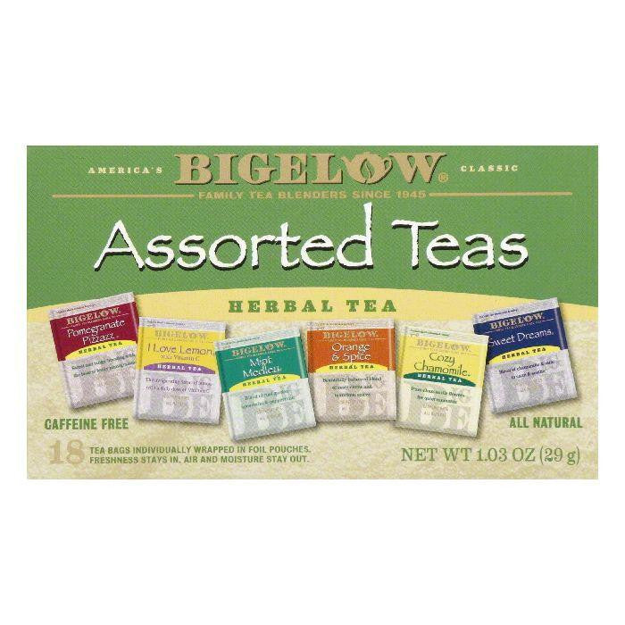 Bigelow Assorted Herbal Tea, 18 BG (Pack of 6)