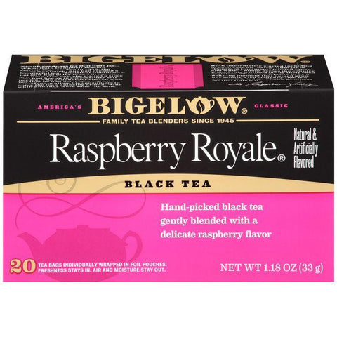 Bigelow Raspberry Royale Black Tea Blend 20 ct (Pack of 6)