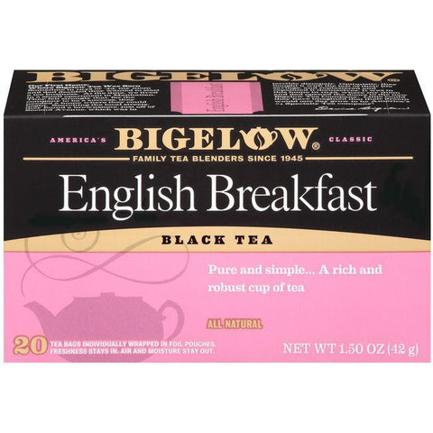 Bigelow English Breakfast Black Tea Blend 20 ct (Pack of 6)