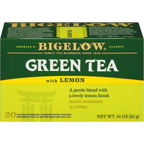 Bigelow Green Tea with Lemon 20 ct (Pack of 6)