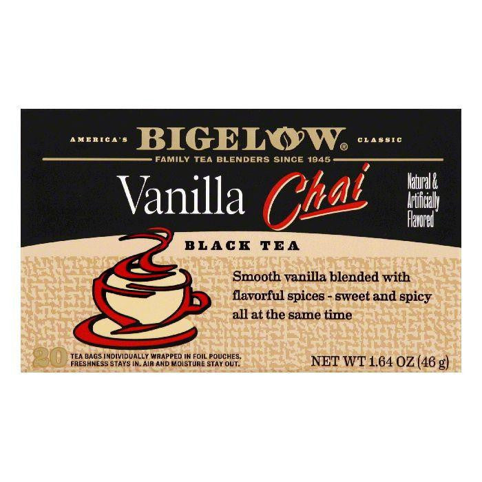 Bigelow Vanilla Chai, 20 BG (Pack of 6)