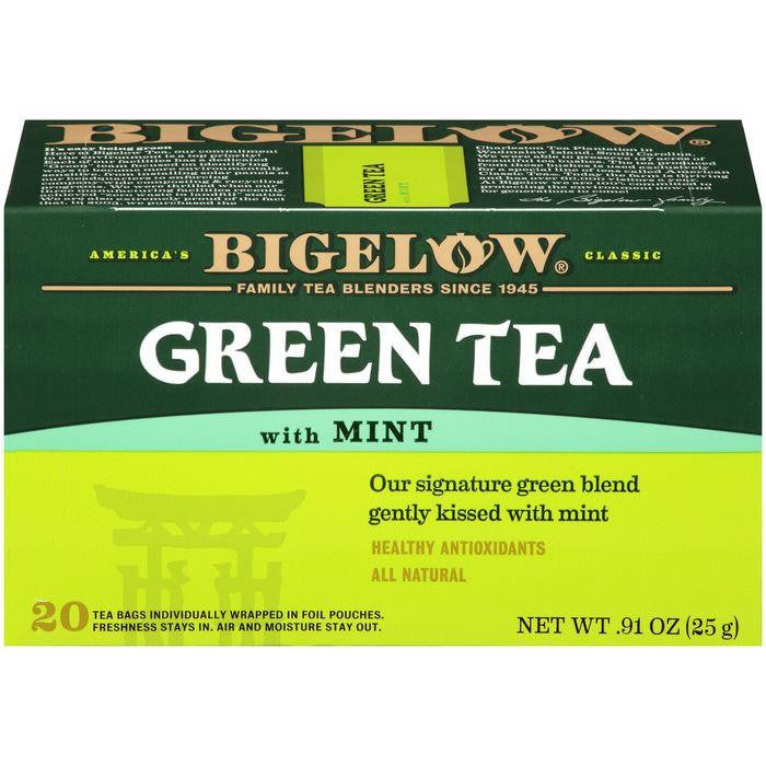 Bigelow Green Tea with Mint 0.91 Oz (Pack of 6)