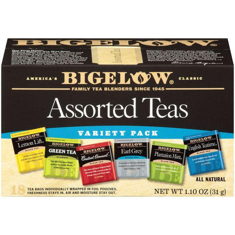 Bigelow Assorted Teas Variety Pack 1.10 Oz (Pack of 6)