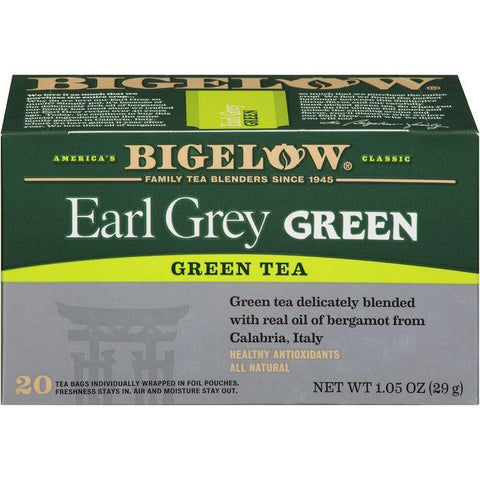 Bigelow Earl Grey Green Tea 20 ct (Pack of 6)