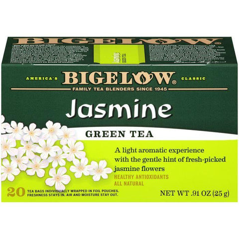 Bigelow Jasmine Green Tea 0.91 Oz (Pack of 6)