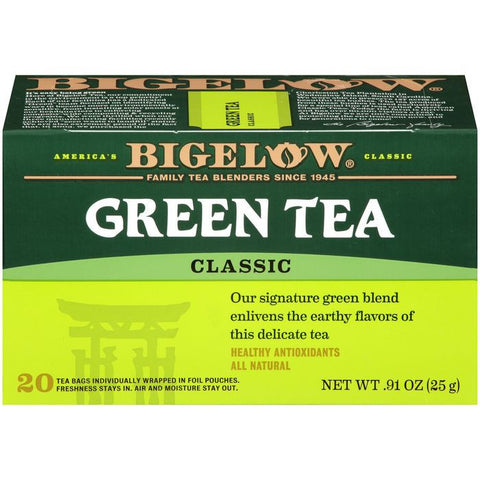 Bigelow Classic Green Tea 0.91 Oz (Pack of 6)