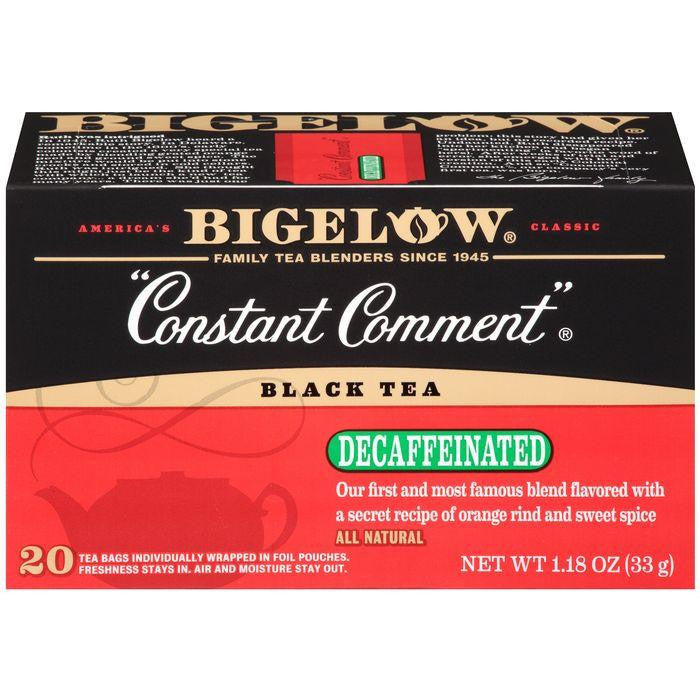 Bigelow "Constant Comment" Decaffeinated Black Tea Blend 20 ct (Pack of 6)